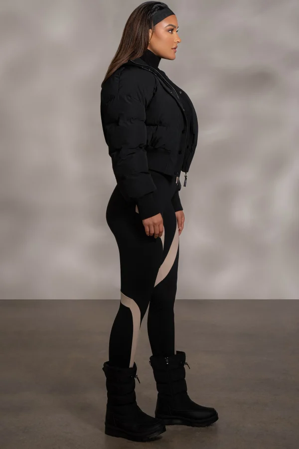 JLUXLABEL Black Valen High Waisted Leggings