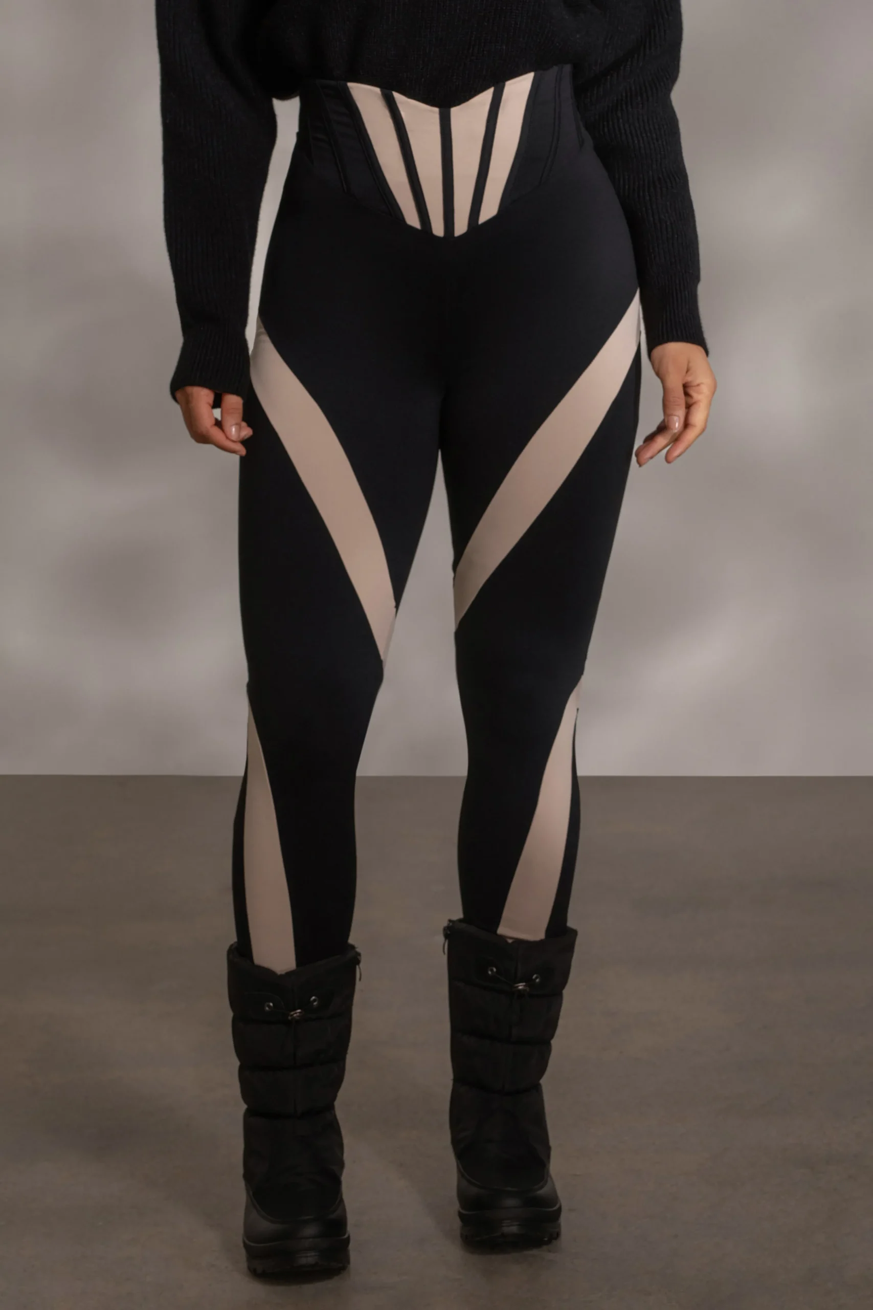 black_valen_high_waisted__2.webp JLUXLABEL Black Valen High Waisted Leggings