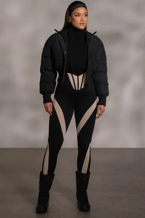 JLUXLABEL Black Valen High Waisted Leggings