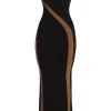 JLUXLABEL Black Wanderlust One Shoulder Dress