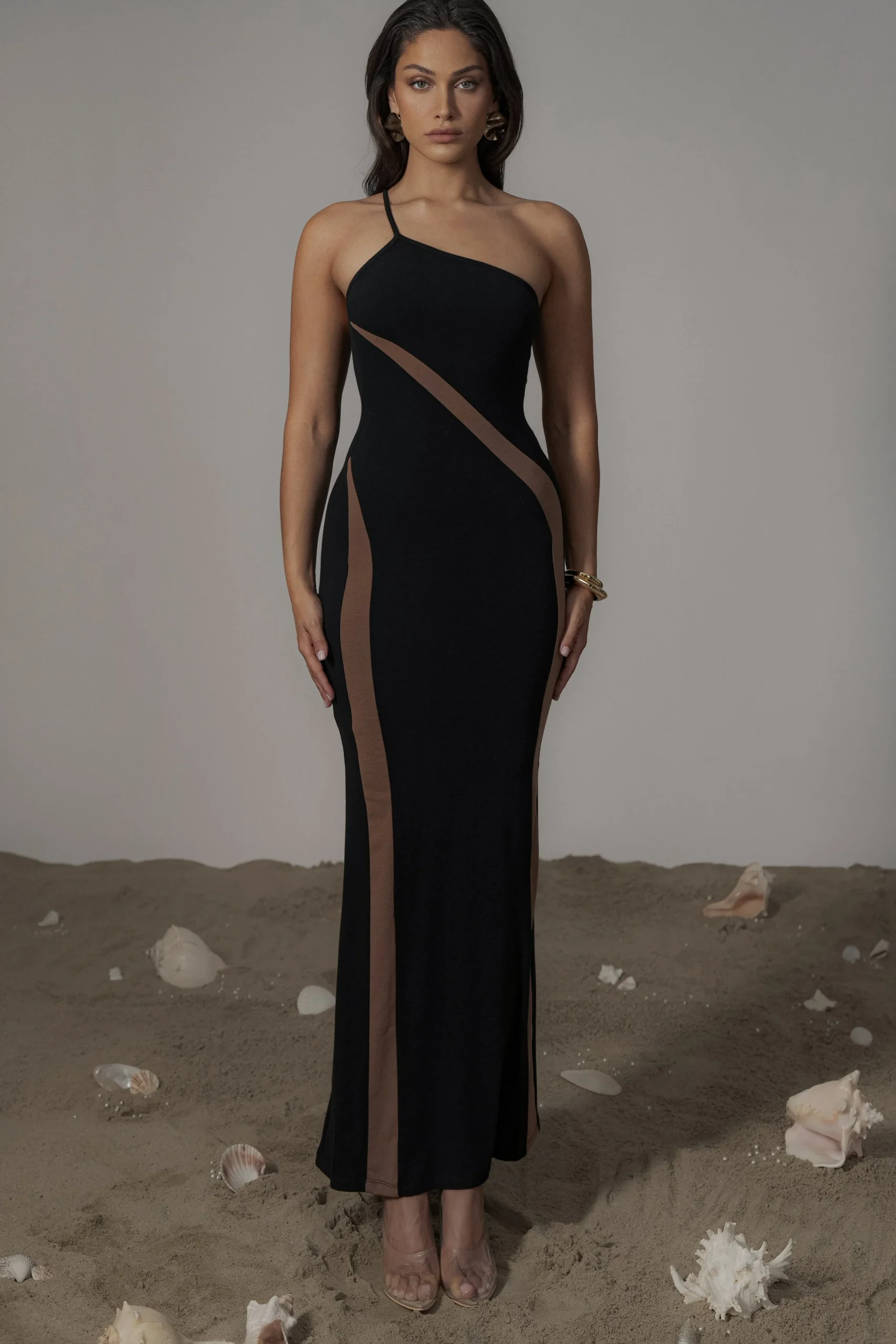 black_wanderlust_one_shou_1.webp JLUXLABEL Black Wanderlust One Shoulder Dress