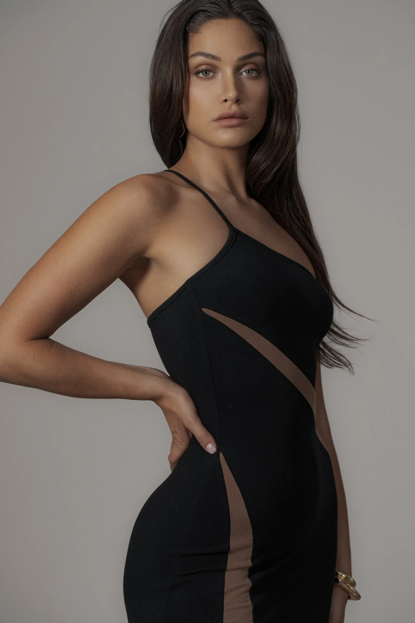 black_wanderlust_one_shou_2.webp JLUXLABEL Black Wanderlust One Shoulder Dress