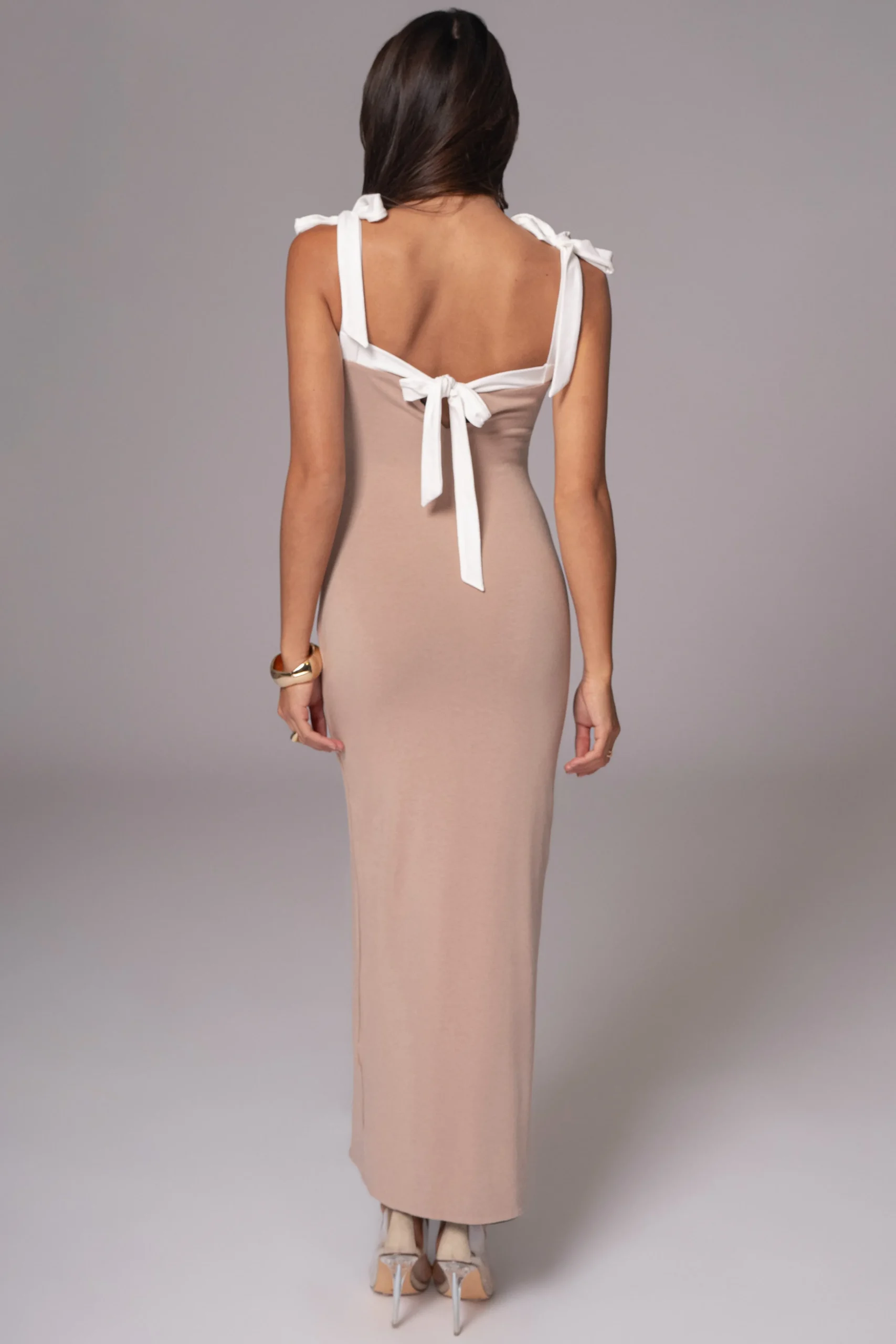 blackbeige_clarice_revers_21.webp JLUXLABEL Black/Beige Clarice Reversible Maxi Dress