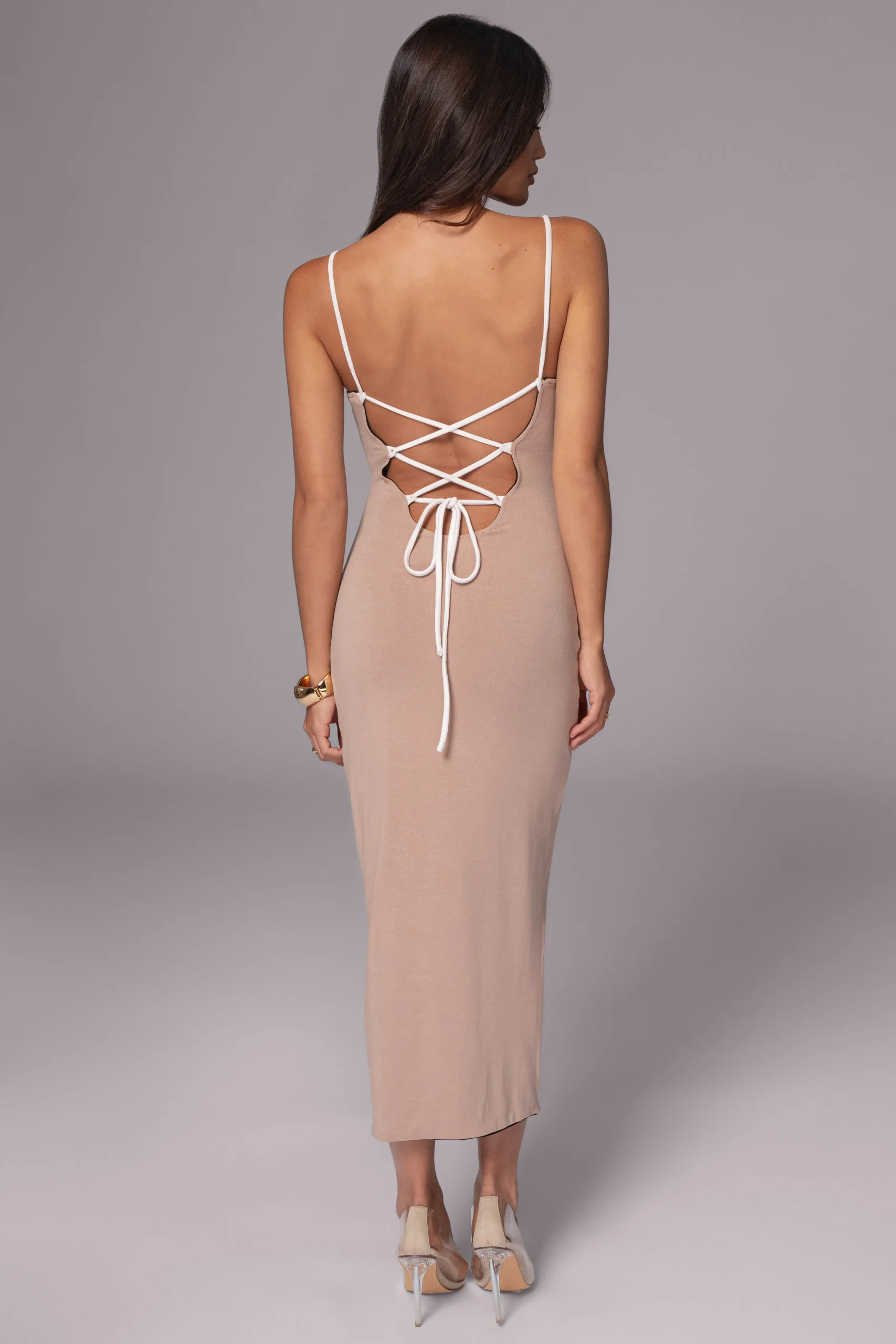 blackbeige_katia_reversib_15.webp JLUXLABEL Black/Beige Katia Reversible Dress
