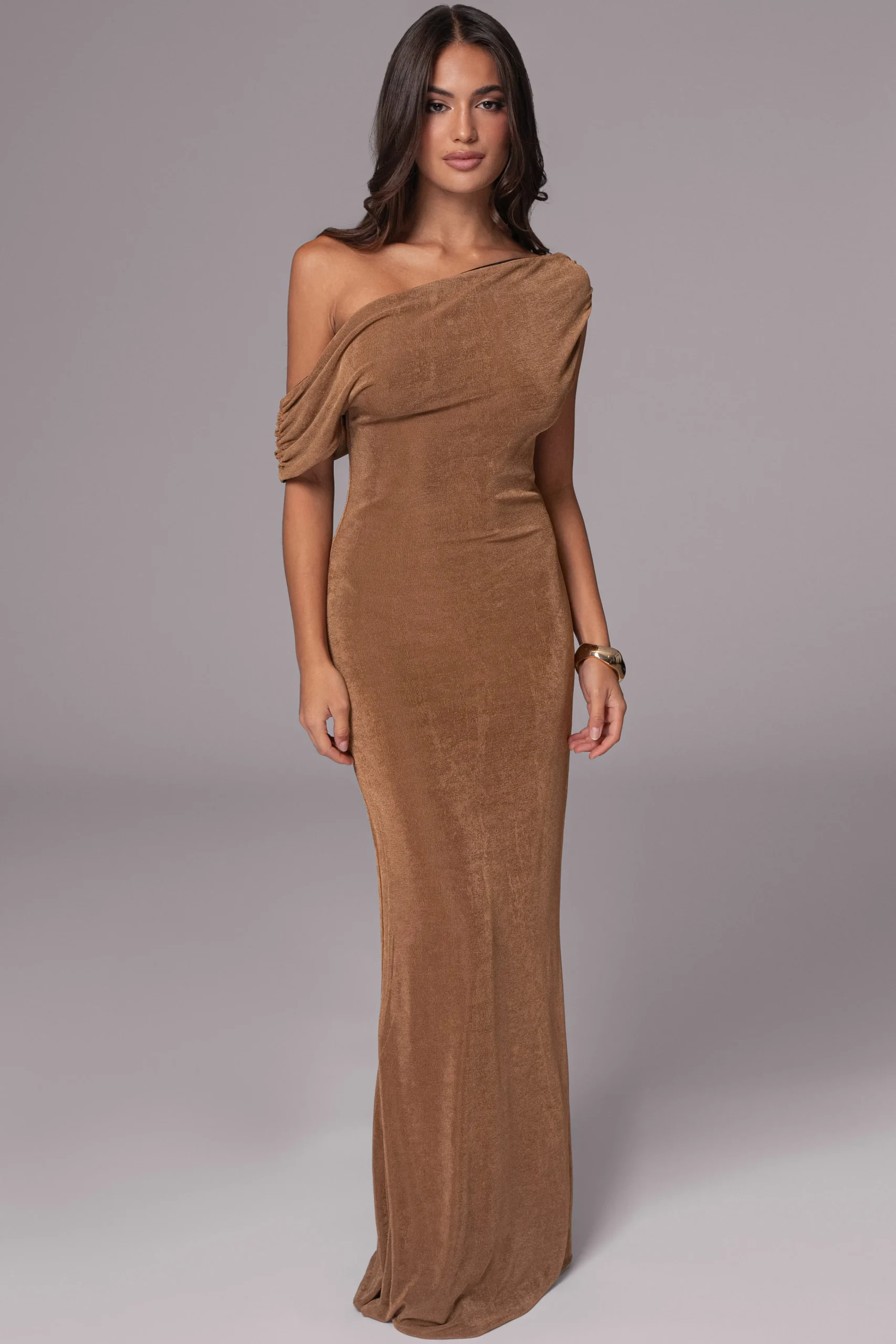 blackbrown_classic_elegan_1.webp JLUXLABEL Black/Brown Classic Elegance Reversible Maxi Dress