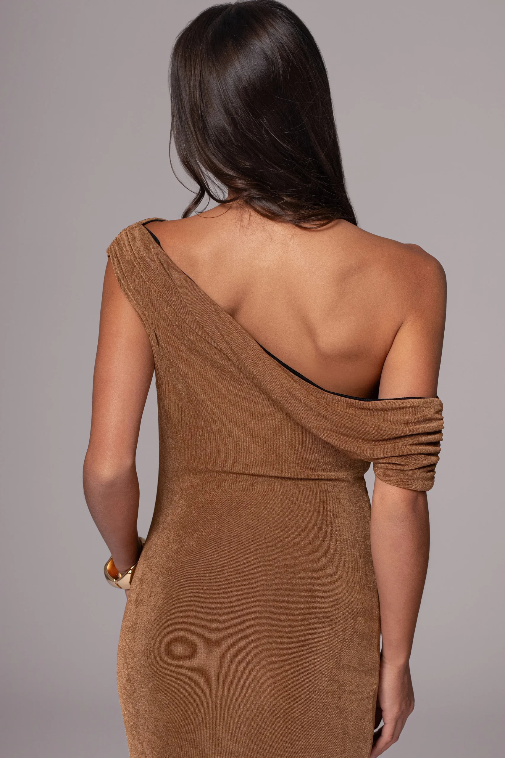 blackbrown_classic_elegan_21.webp JLUXLABEL Black/Brown Classic Elegance Reversible Maxi Dress