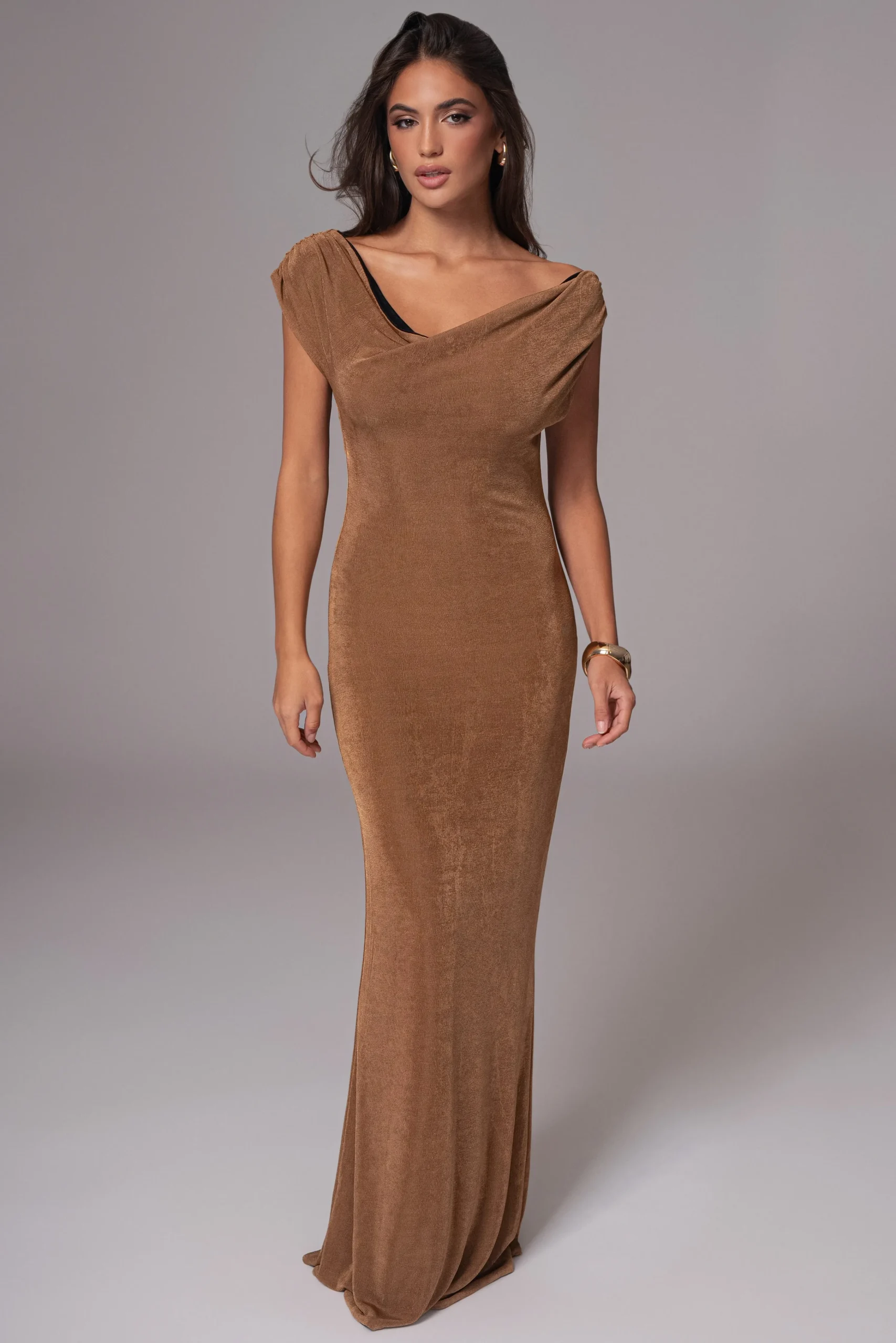blackbrown_classic_elegan_8.webp JLUXLABEL Black/Brown Classic Elegance Reversible Maxi Dress