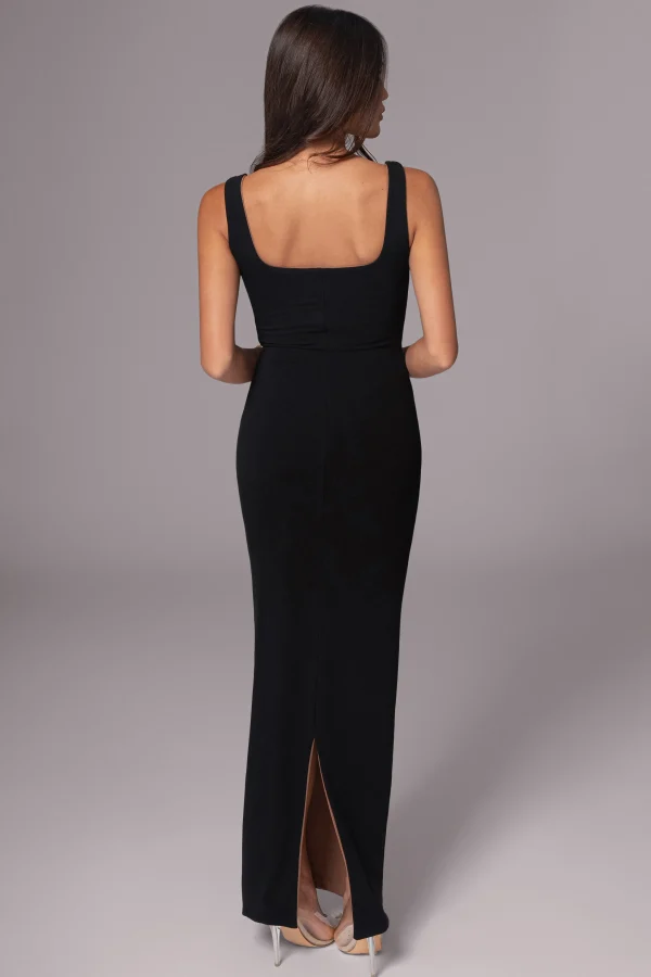 JLUXLABEL Black/Pecan Keidi Reversible Maxi Dress