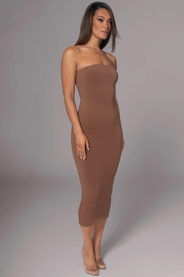 JLUXLABEL Black/Pecan Shelley Reversible Maxi Dress