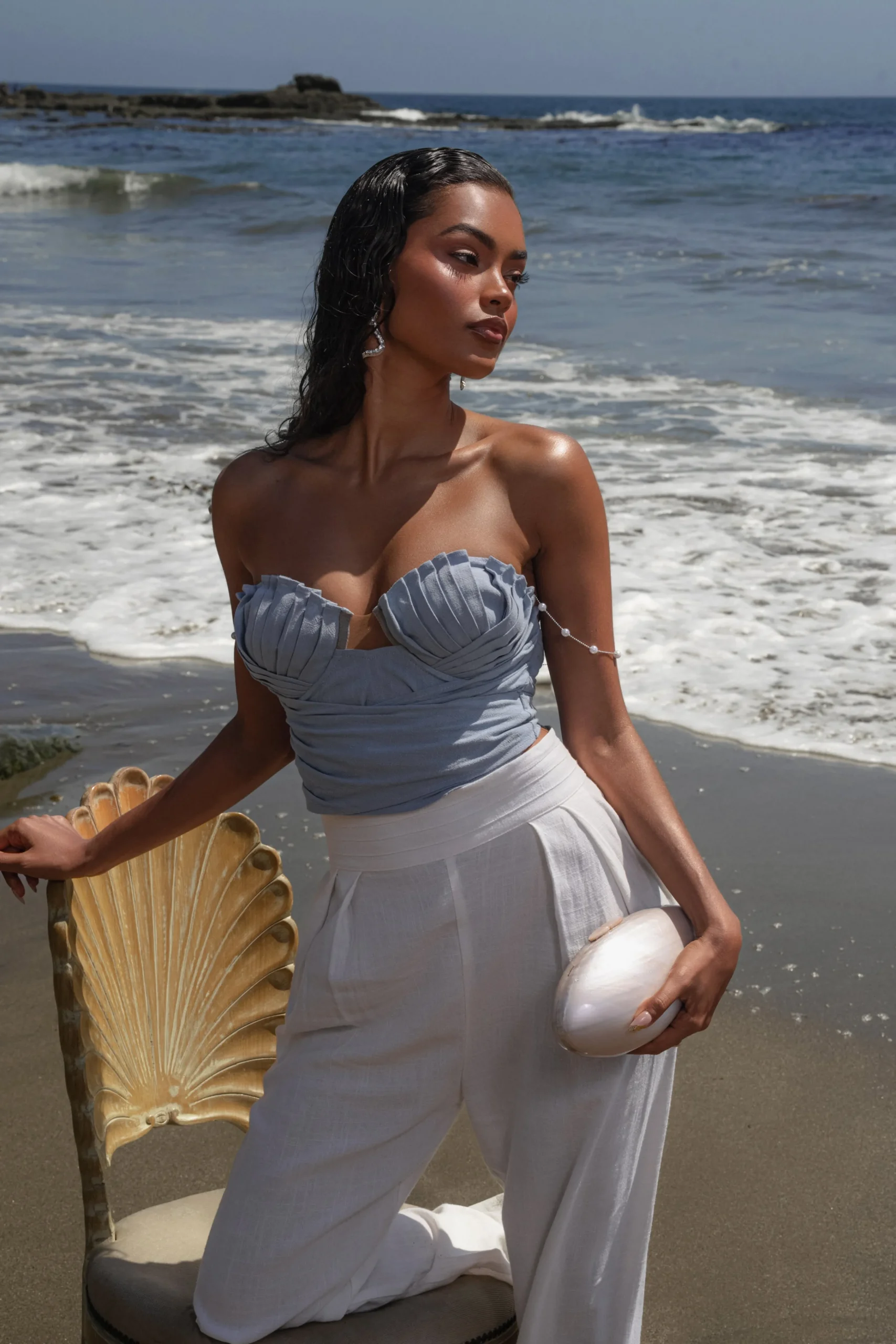blue_arielle_bustier_top_0.webp JLUXLABEL Blue Arielle Bustier Top