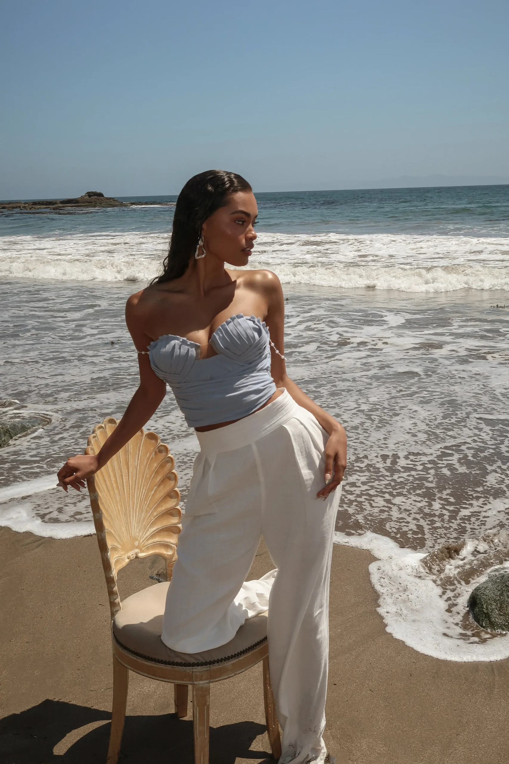 blue_arielle_bustier_top_4.webp JLUXLABEL Blue Arielle Bustier Top