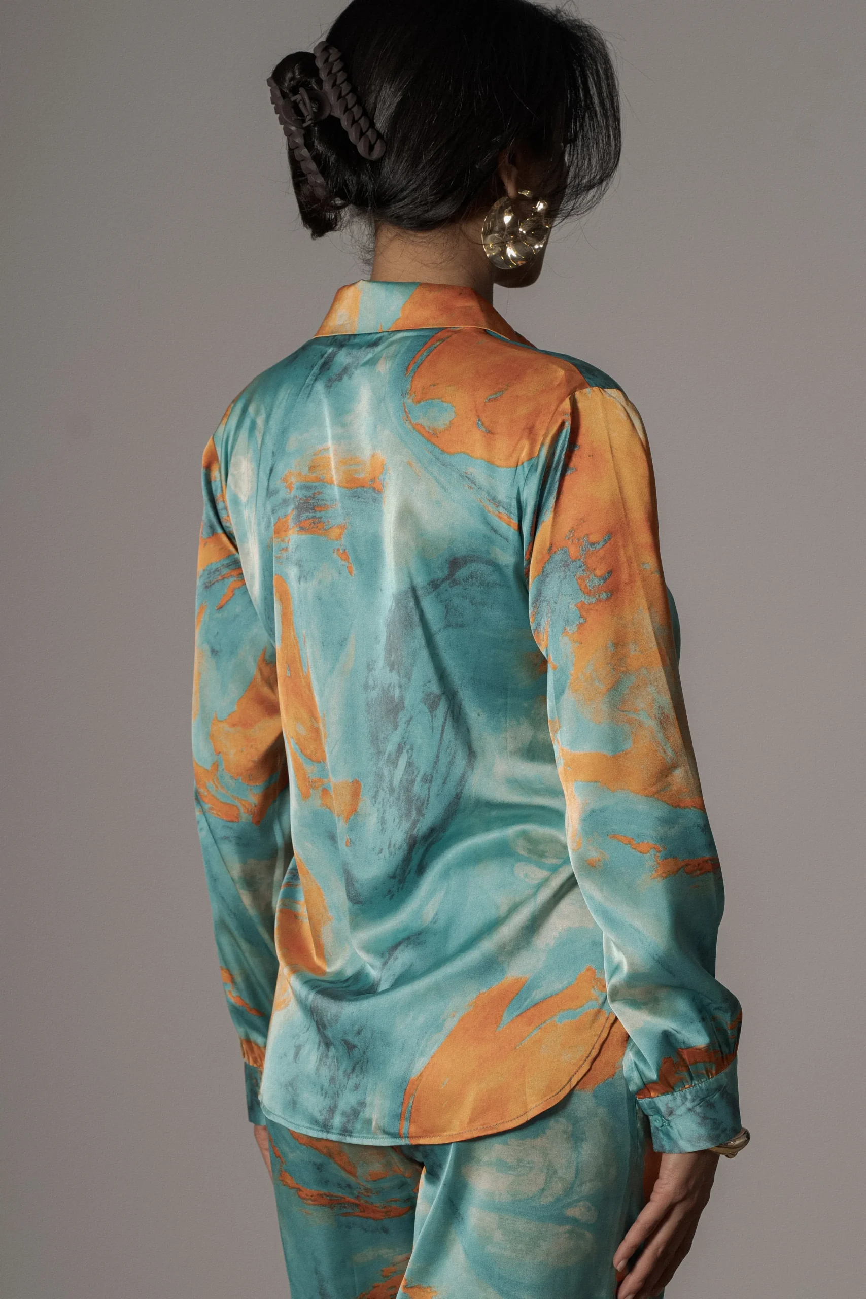 blue_hidden_gems_satin_pa_5.webp JLUXLABEL Blue Hidden Gems Satin Pant Set
