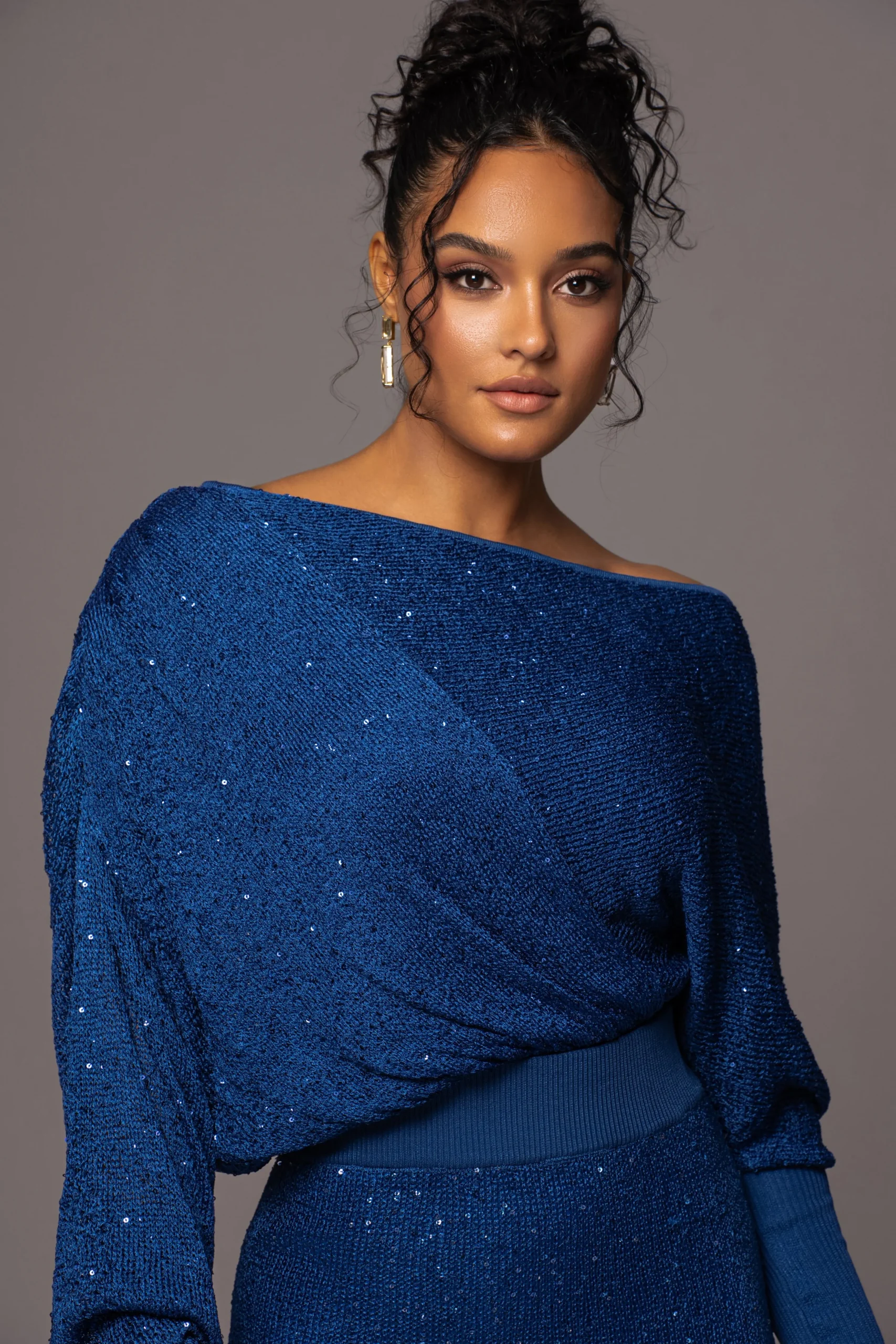 blue_night_sky_sequin_ski_1.webp JLUXLABEL Blue Night Sky Sequin Skirt Set