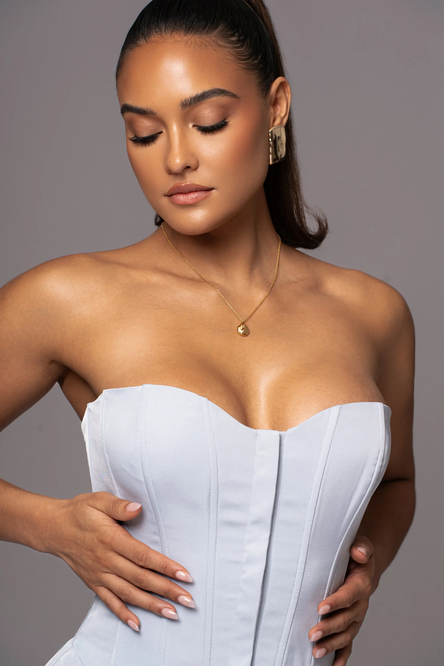 blue_viv_satin_bustier_to_2.webp JLUXLABEL Blue Viv Satin Bustier Top