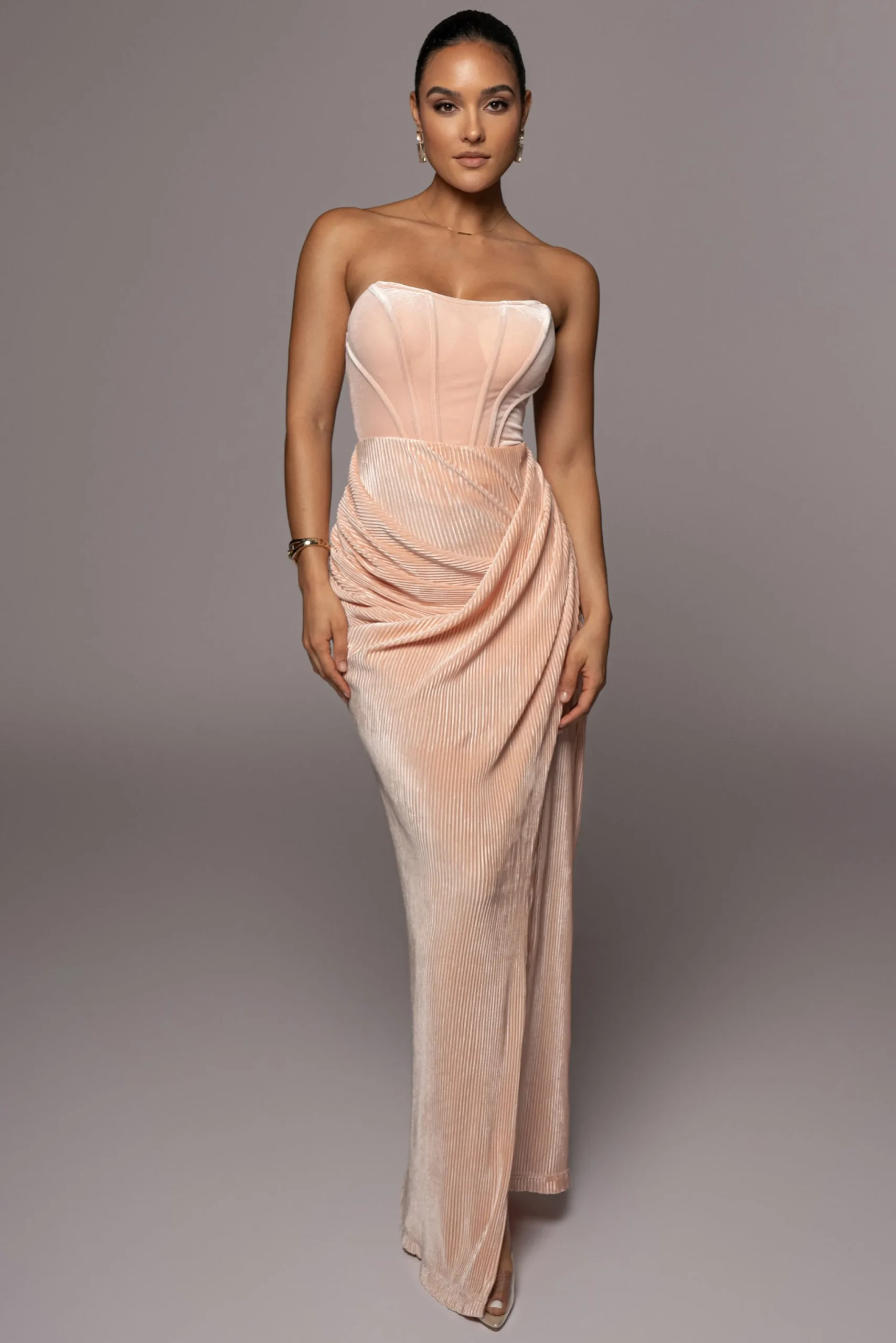 blush_true_bliss_maxi_ski_0.webp JLUXLABEL Blush True Bliss Maxi Skirt