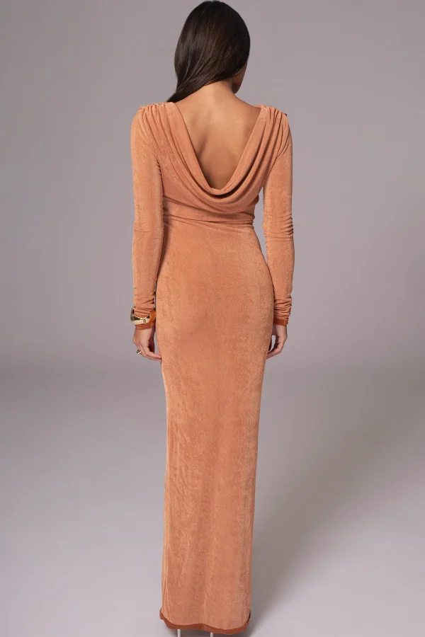 JLUXLABEL Bronze/Sienna Ashton Reversible Maxi Dress