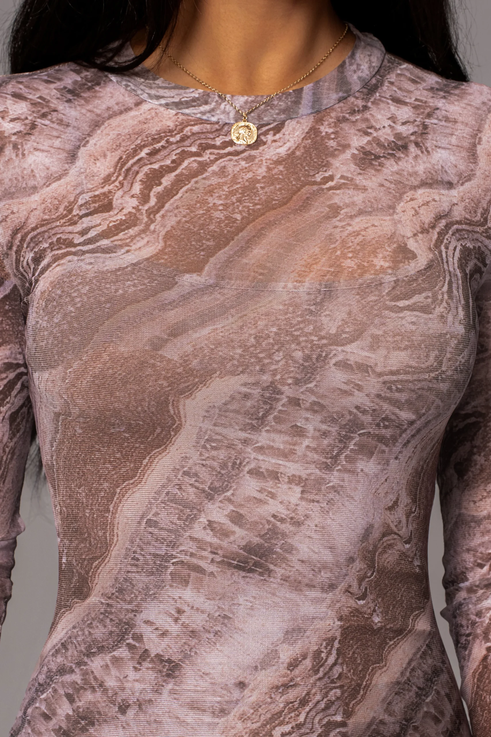 brown_multi_solana_mesh_m_20.webp JLUXLABEL Brown Multi Solana Mesh Maxi Dress
