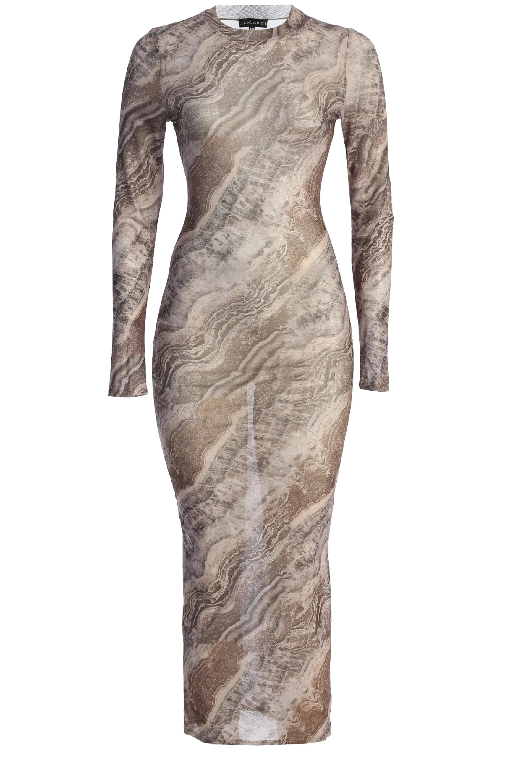 brown_multi_solana_mesh_m_8.webp JLUXLABEL Brown Multi Solana Mesh Maxi Dress
