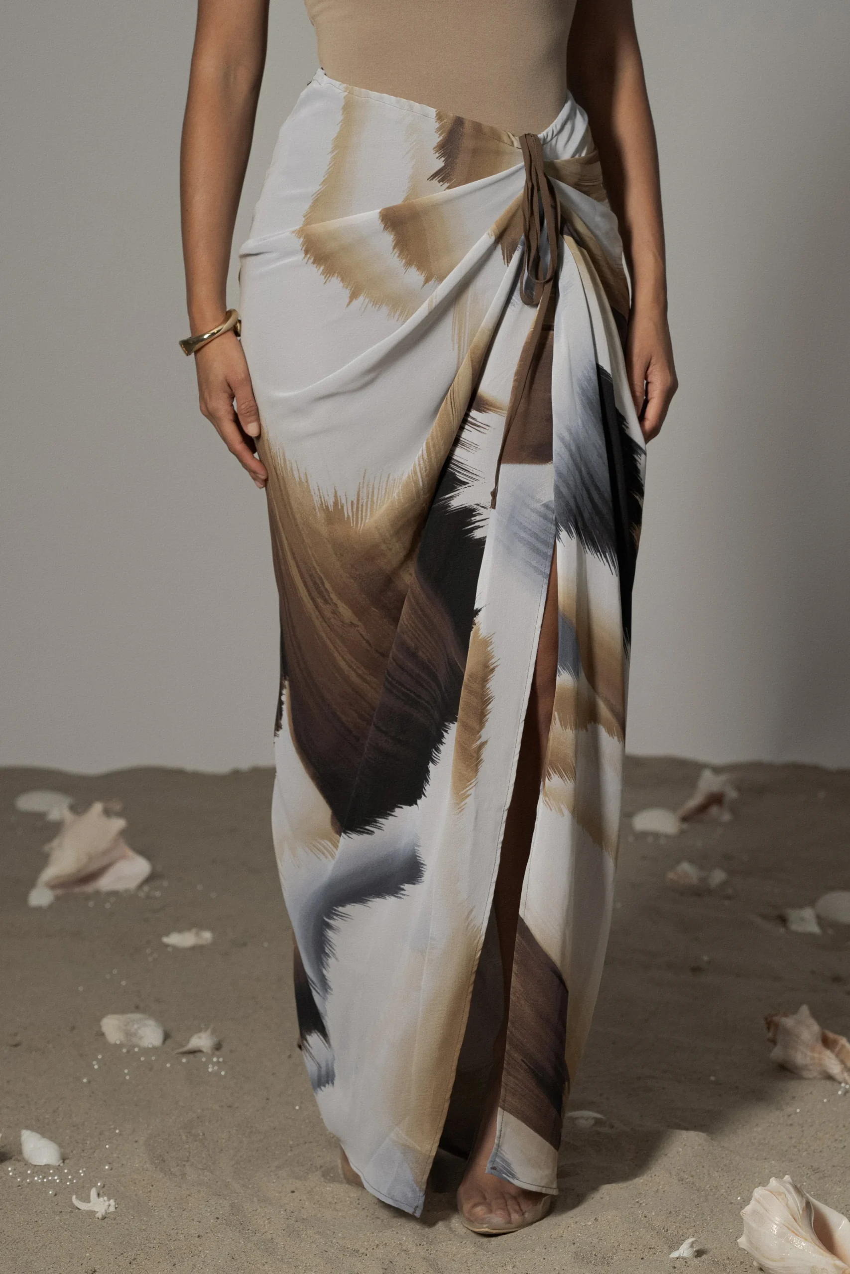 brown_print_noelia_printe_4.webp JLUXLABEL Brown Print Noelia Printed Skirt
