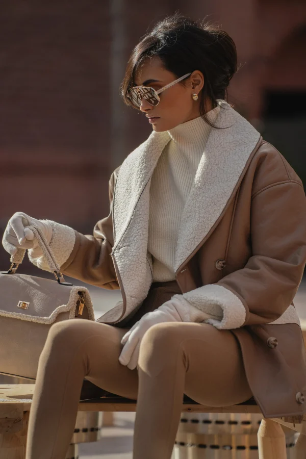 JLUXLABEL Buttercream Jenni Turtleneck Sweater Top