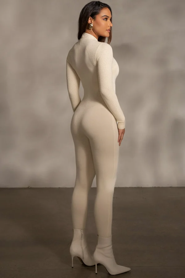 JLUXLABEL Buttercream Kris Front Zipper Jumpsuit