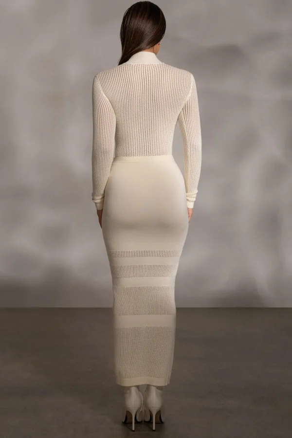 JLUXLABEL Buttercream Lina Knit Maxi Skirt