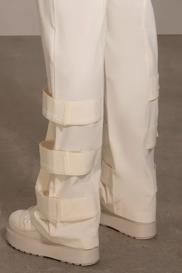 JLUXLABEL Buttercream Nyah Nylon Utility Pants