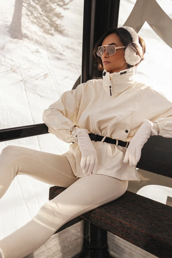 JLUXLABEL Buttercream Willow Belted Jacket