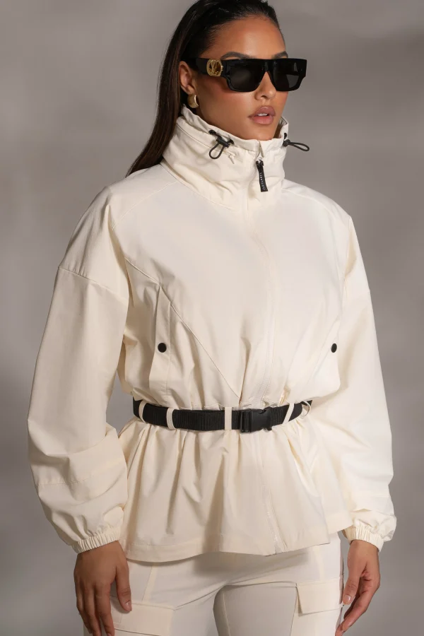 JLUXLABEL Buttercream Willow Belted Jacket