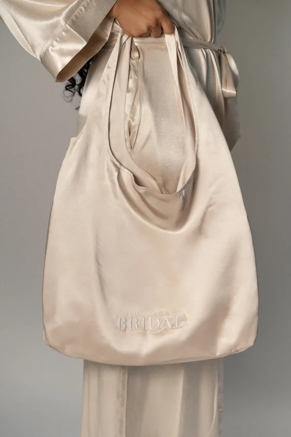 JLUXLABEL Champagne Love Story Bridal Handbag