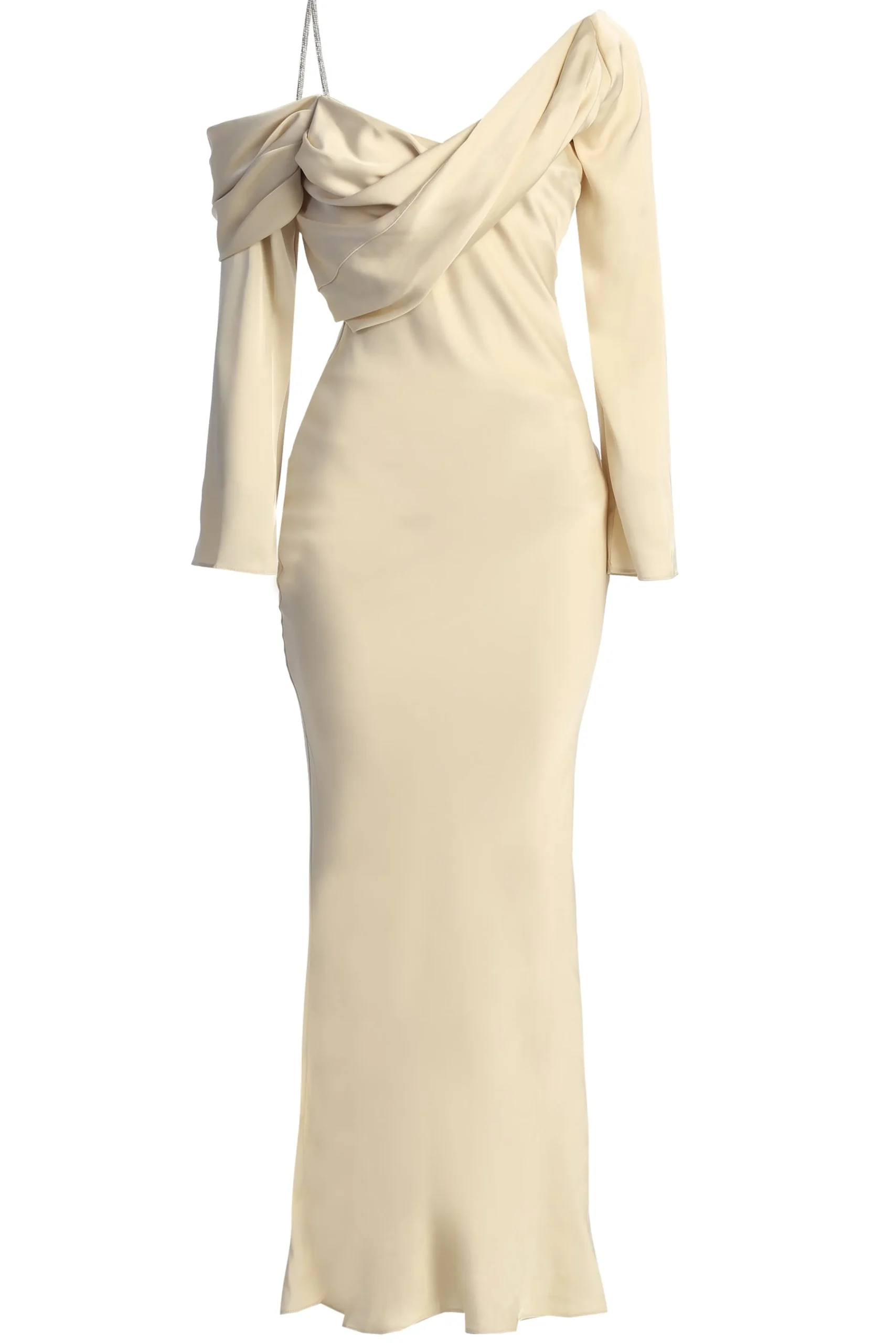 champagne_one_and_only_sa_0.webp JLUXLABEL Champagne One And Only Satin Dress