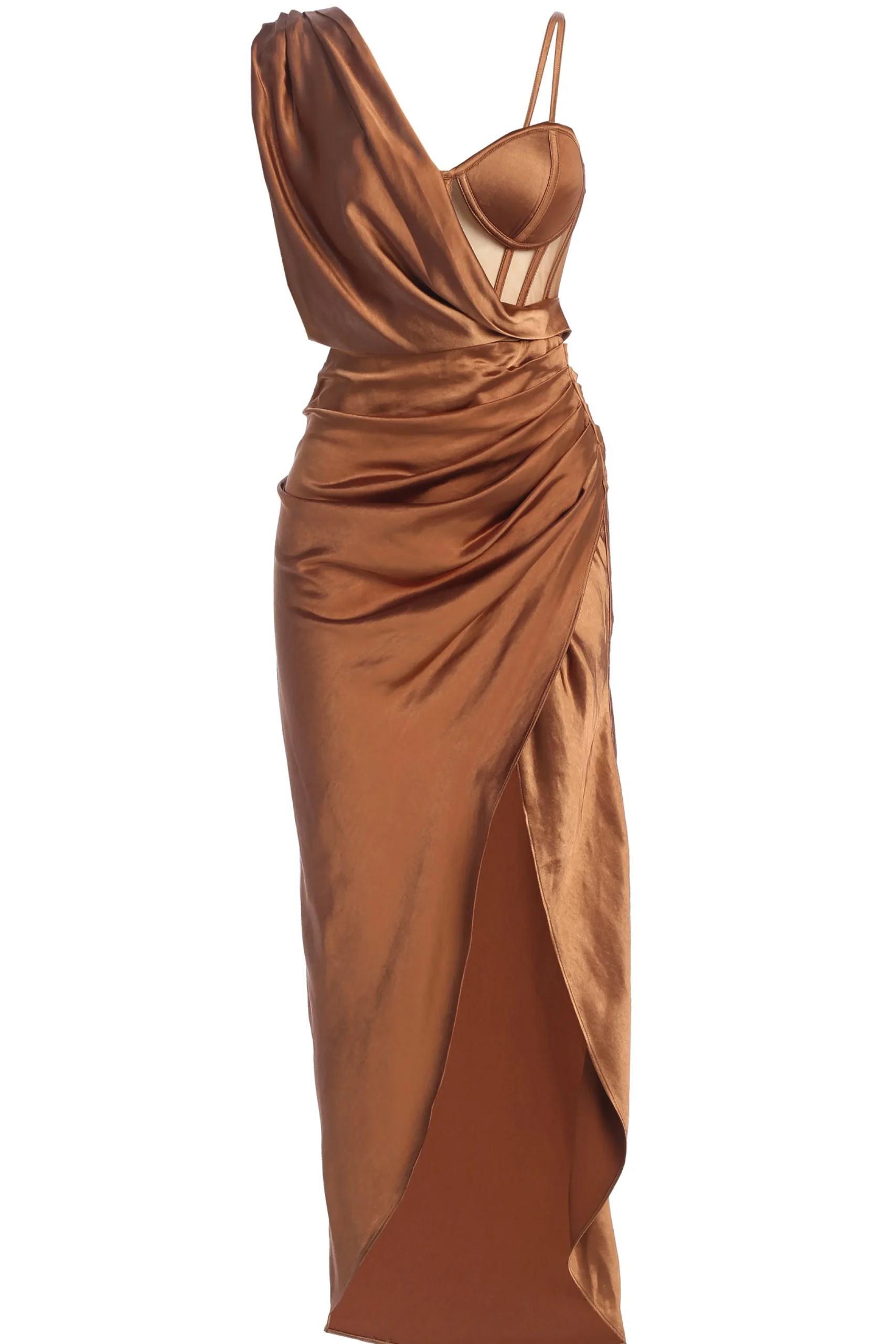 chocolate_anastacia_drape_1.webp JLUXLABEL Chocolate Anastacia Drape Maxi Dress