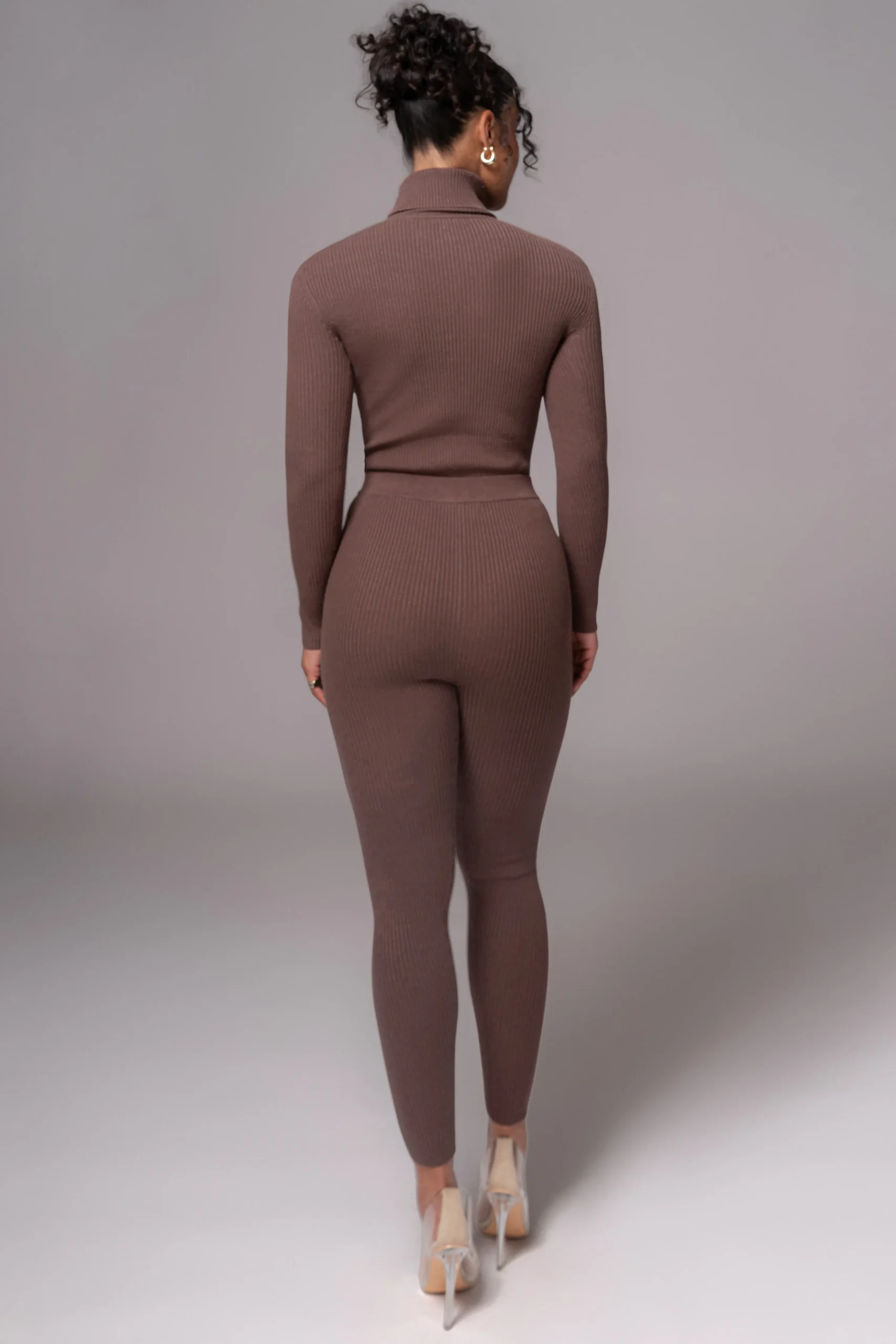 chocolate_arlett_turtlene_13.webp JLUXLABEL Chocolate Arlett Turtleneck Bodysuit
