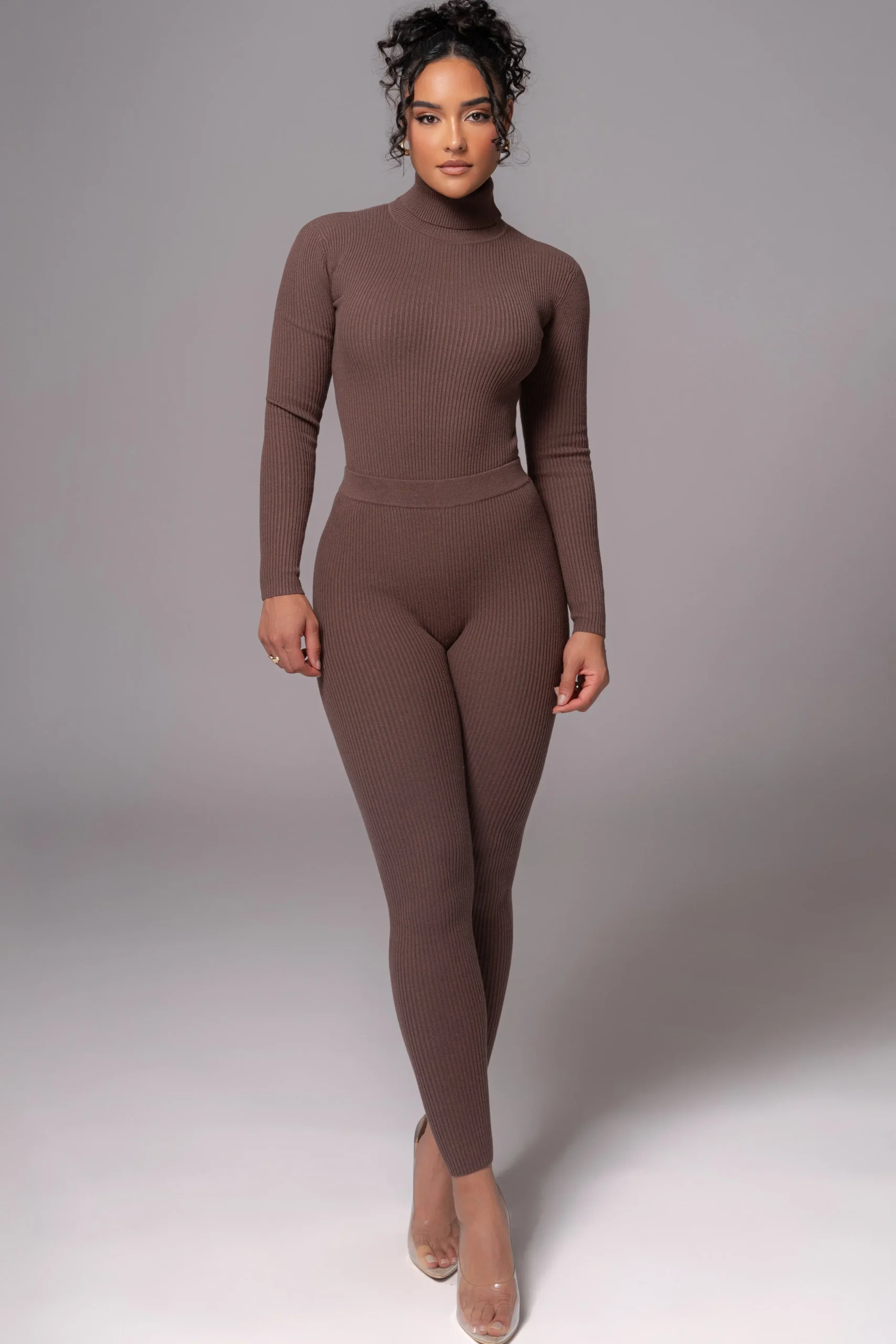 chocolate_arlett_turtlene_3.webp JLUXLABEL Chocolate Arlett Turtleneck Bodysuit
