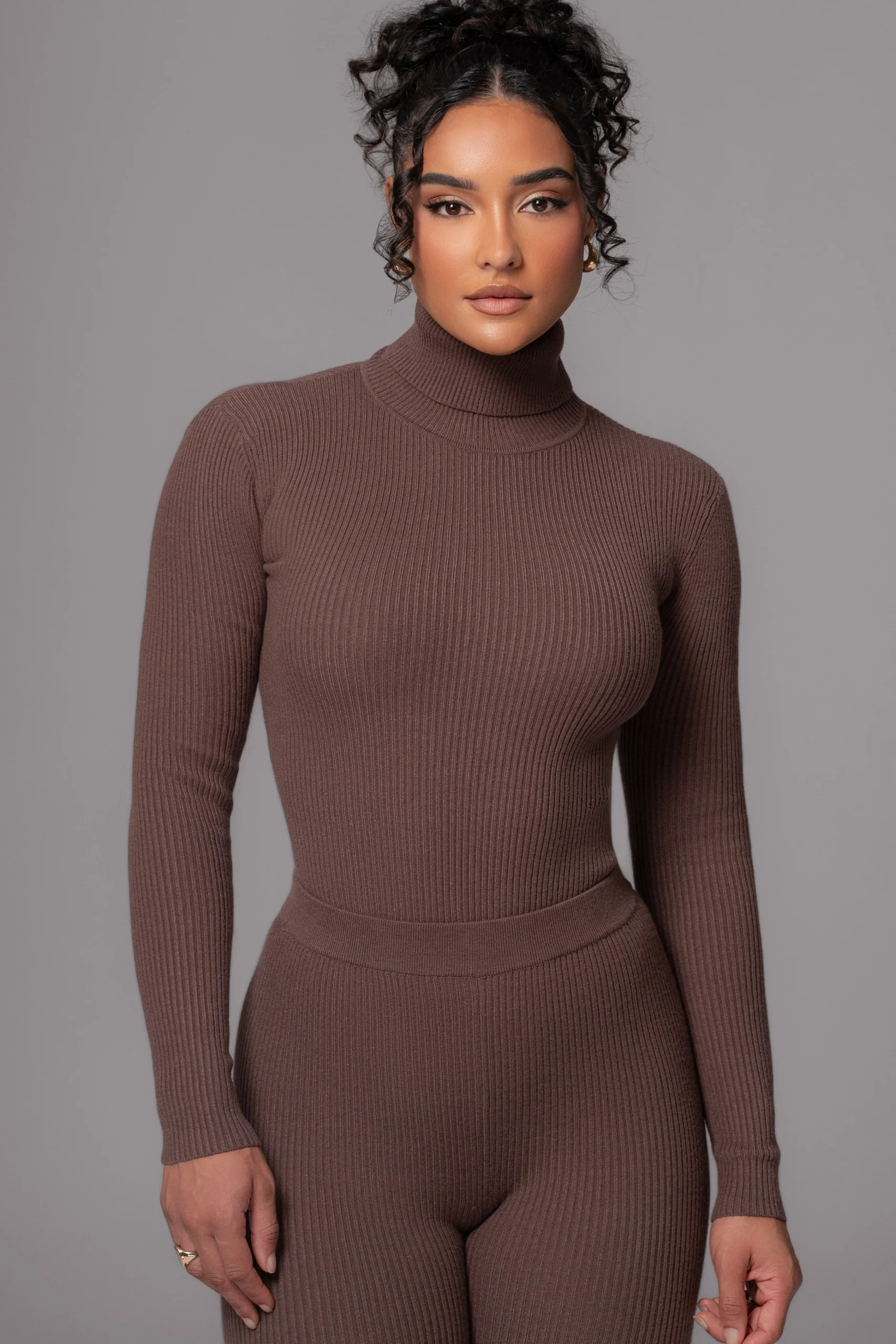 chocolate_arlett_turtlene_4.webp JLUXLABEL Chocolate Arlett Turtleneck Bodysuit