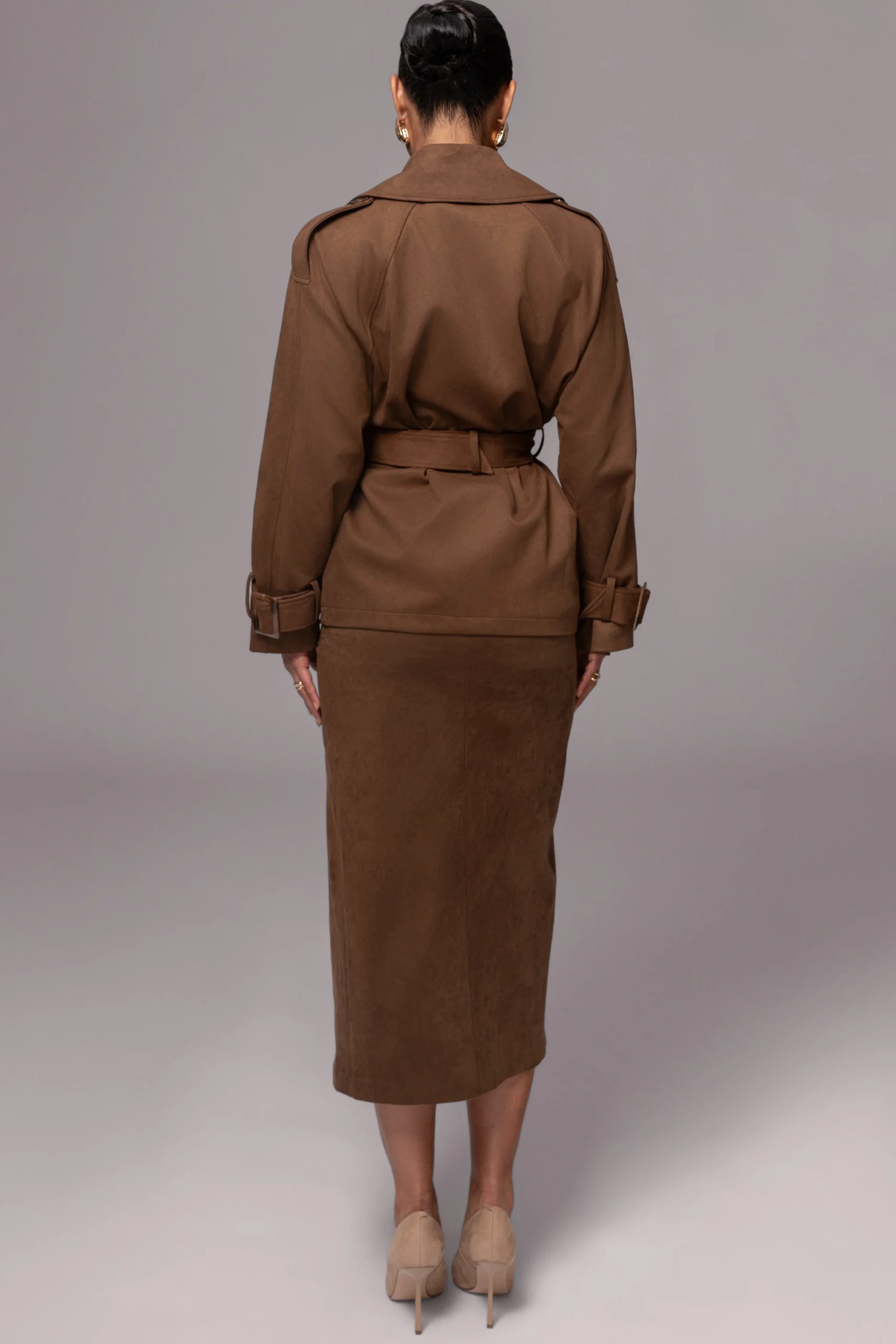 chocolate_audrey_suede_mi_8.webp JLUXLABEL Chocolate Audrey Suede Midi Skirt