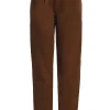 JLUXLABEL Chocolate Classic High Rise Trousers
