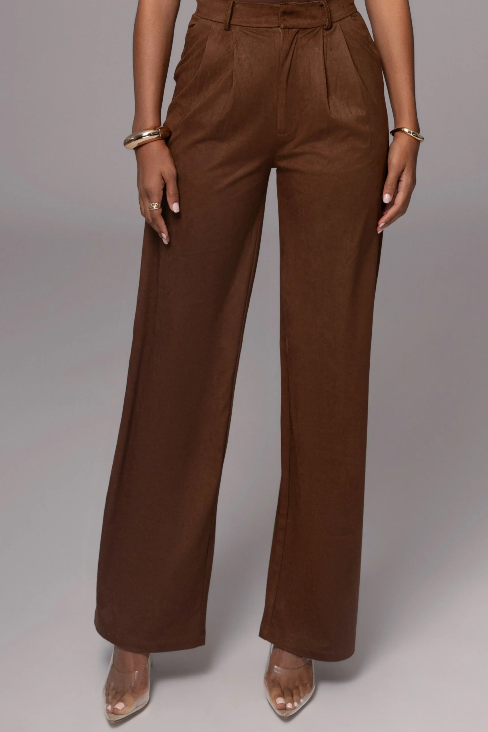 chocolate_classic_high_ri_2.webp JLUXLABEL Chocolate Classic High Rise Trousers