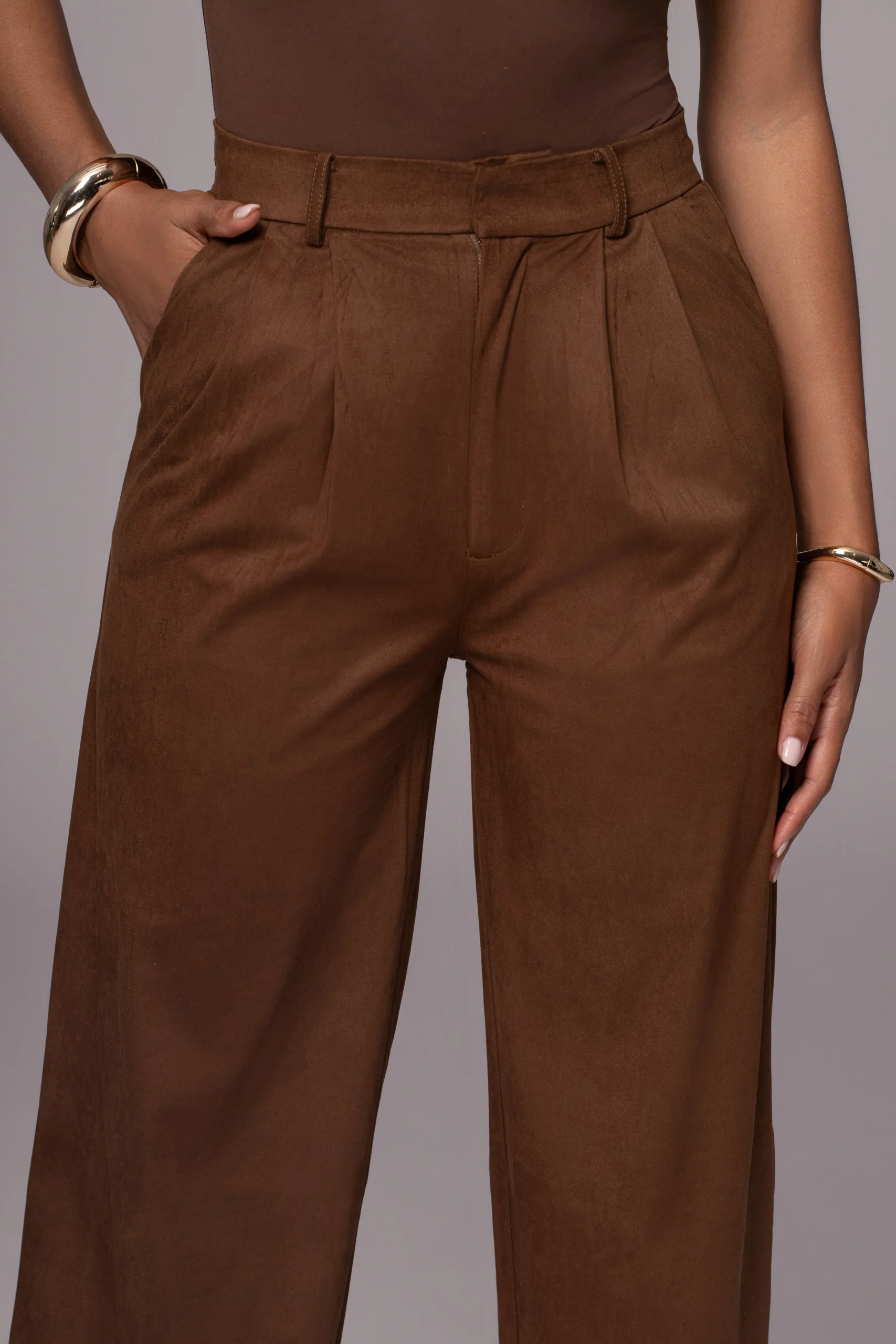 chocolate_classic_high_ri_3.webp JLUXLABEL Chocolate Classic High Rise Trousers