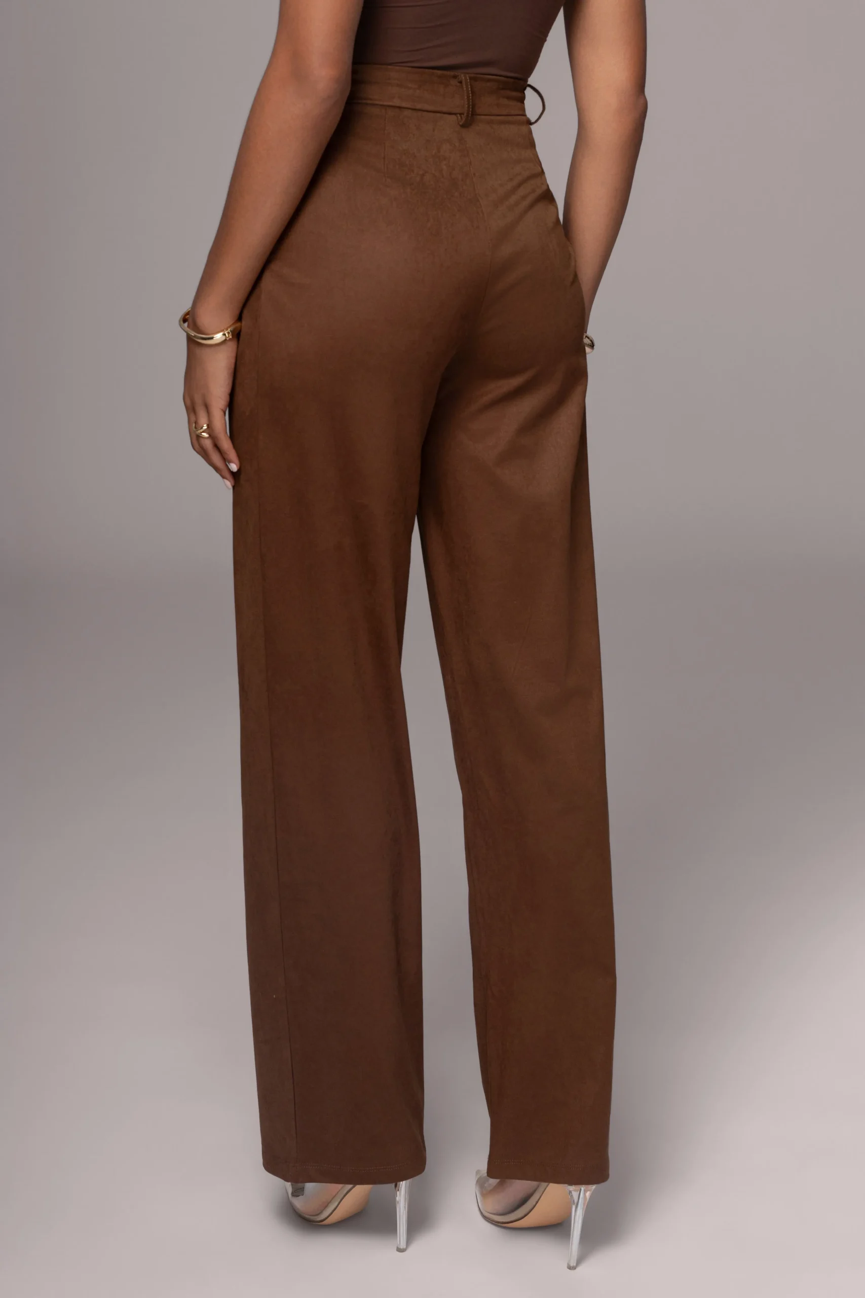 chocolate_classic_high_ri_6.webp JLUXLABEL Chocolate Classic High Rise Trousers