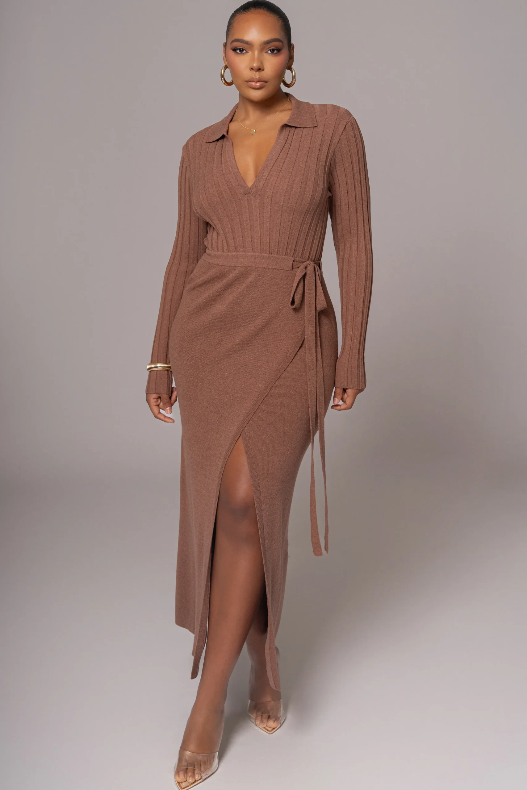 chocolate_emma_knit_maxi__1.webp JLUXLABEL Chocolate Emma Knit Maxi Dress