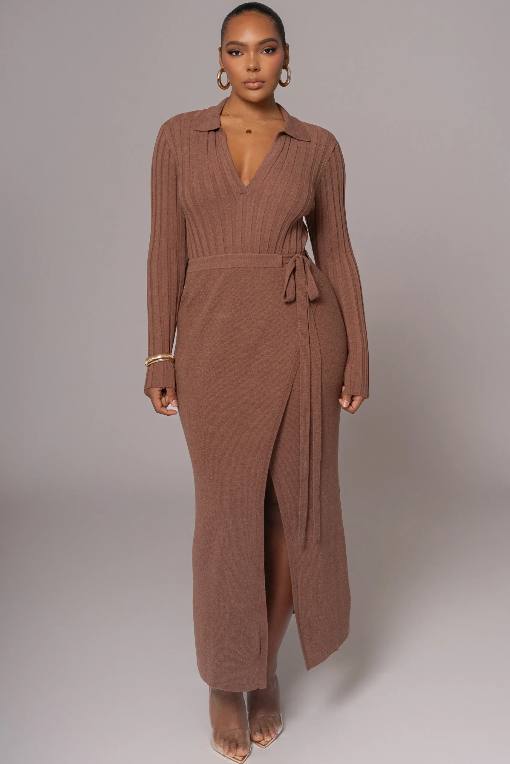 chocolate_emma_knit_maxi__4.webp JLUXLABEL Chocolate Emma Knit Maxi Dress