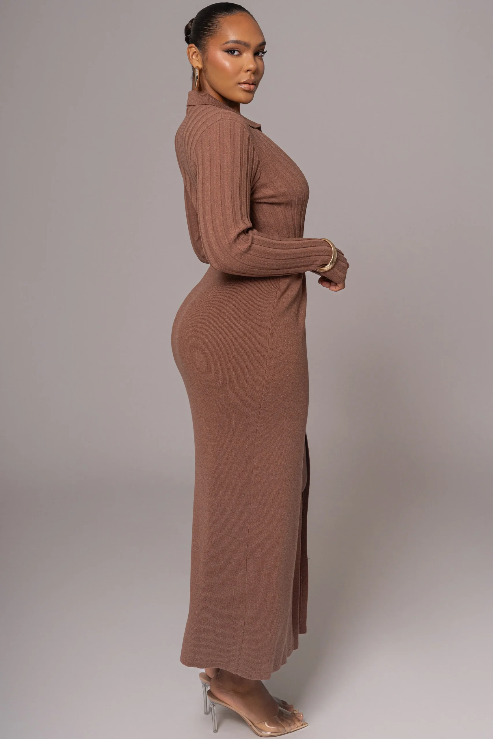 chocolate_emma_knit_maxi__6.webp JLUXLABEL Chocolate Emma Knit Maxi Dress