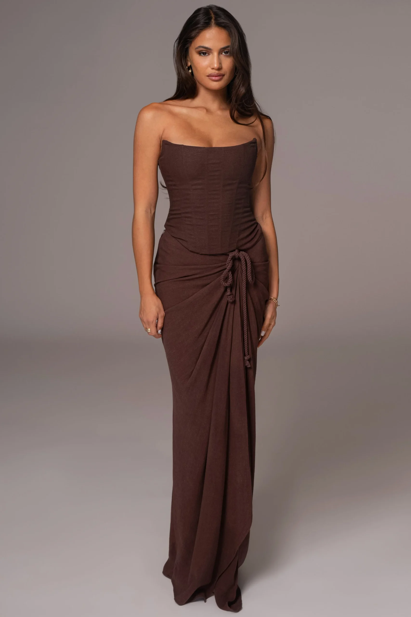 chocolate_fenix_reversibl_1.webp JLUXLABEL Chocolate Fenix Reversible Linen Corset