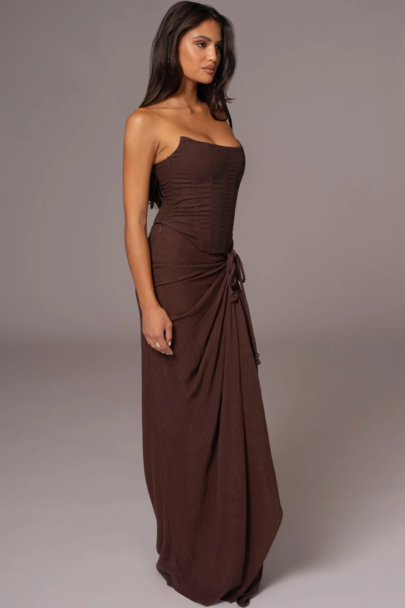chocolate_fenix_reversibl_3.webp JLUXLABEL Chocolate Fenix Reversible Linen Corset