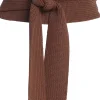 JLUXLABEL Chocolate Lagos Knit Belt