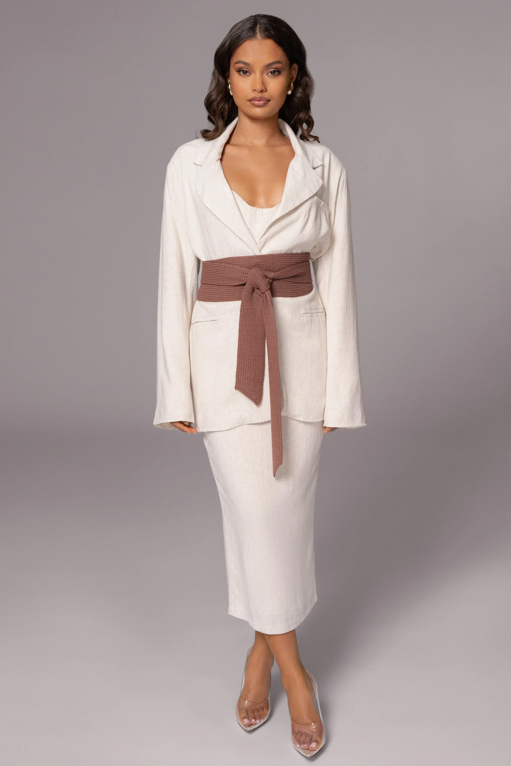 chocolate_lagos_knit_belt_2.webp JLUXLABEL Chocolate Lagos Knit Belt
