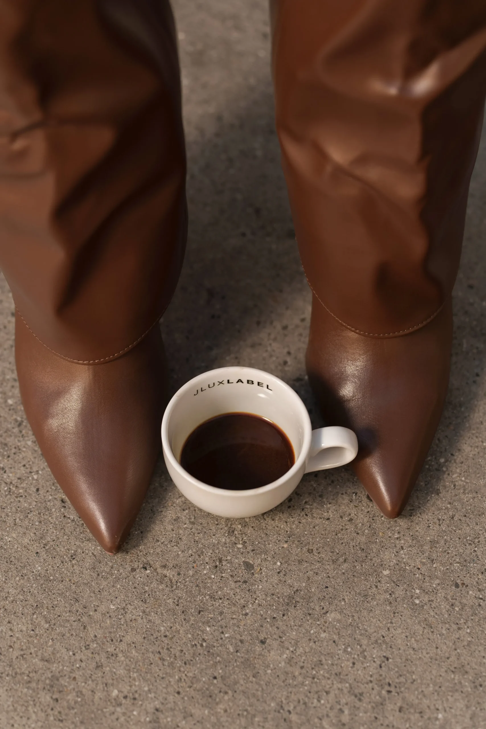 chocolate_passage_faux_le_2.webp JLUXLABEL Chocolate Passage Faux Leather Boots