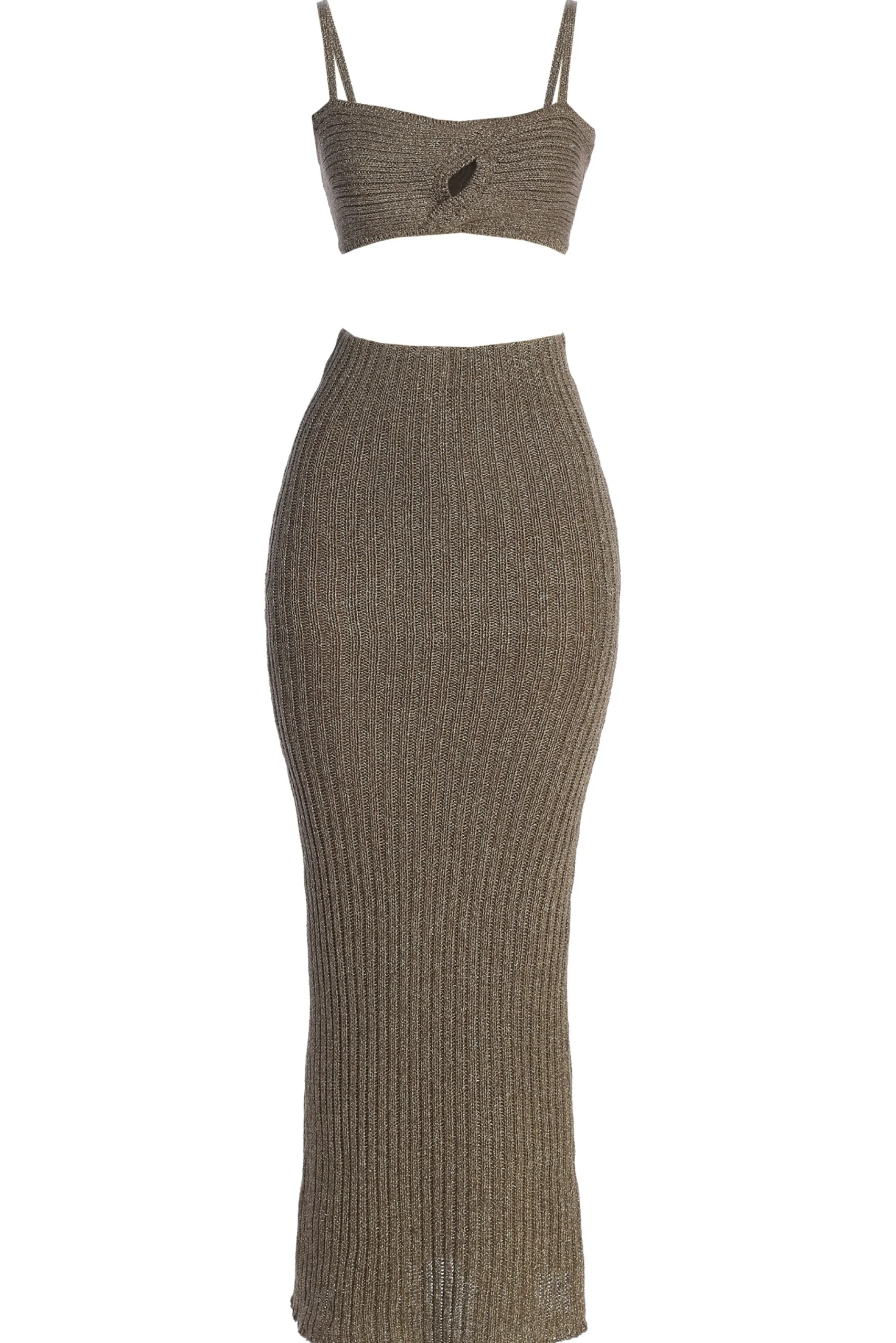 chocolate_sunny_skirt_set_1.webp JLUXLABEL Chocolate Sunny Skirt Set