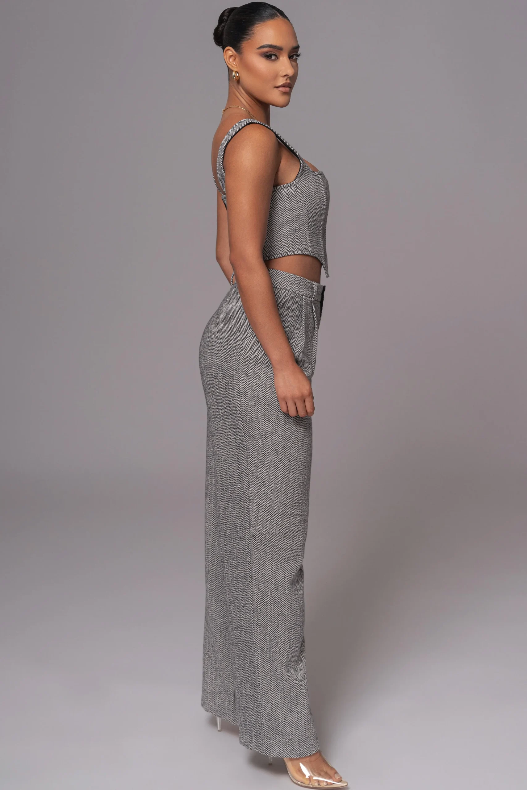 classic_herringbone_corse_9.webp JLUXLABEL Classic Herringbone Corset Top